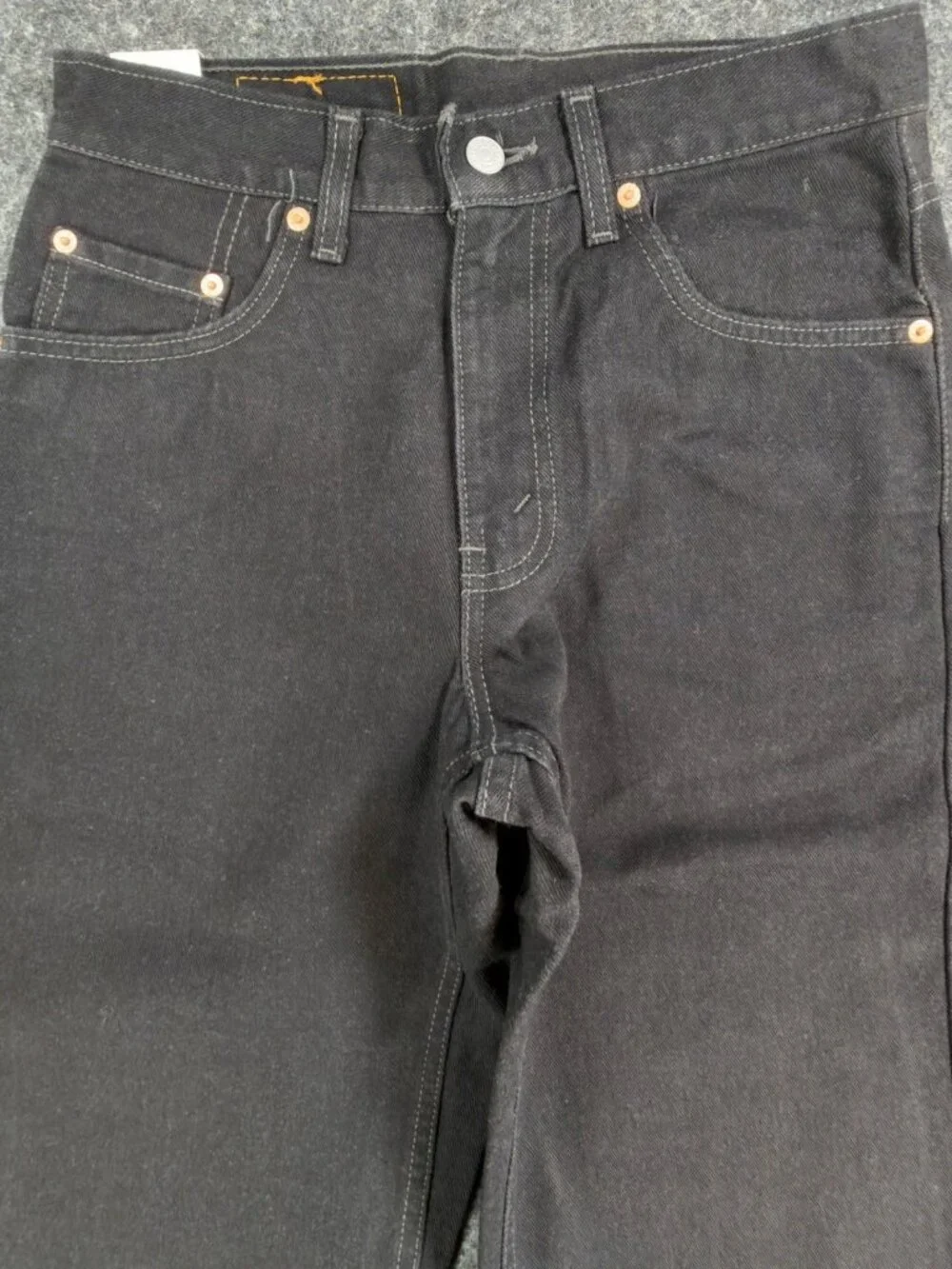 Levis 550 Jeans Mens 29x32 Black Cotton Relaxed Vintage 2003 Made in Canada NOS